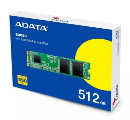[4711085936011] Disco Solido M.2 Adata 512Gb Su650 2 Ranuras