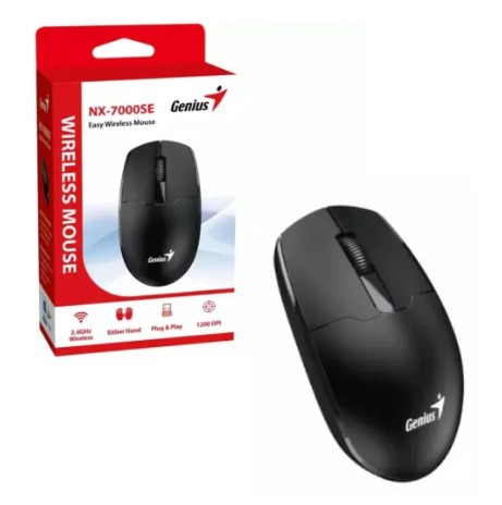 [4710268260493] Mouse Inalambrico Genius Nx-7000Se Negro