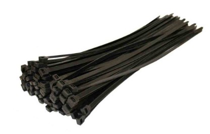 [DX-2130.] Amarre Negro 20Cms (8) X100Uds