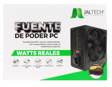 [80328] Fuente De Poder 500 Watts Jaltech Real