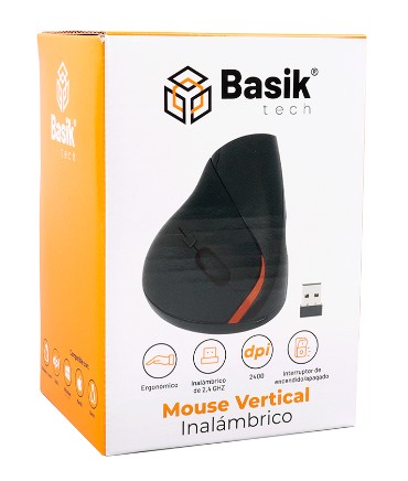 [80275] Mouse Verticla Inalambrico Basik Bsk-Vert-i