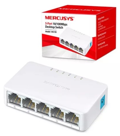 [6957939000363] Switch 5 Puertos Mercusys 10/100 Ms105