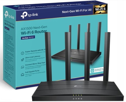 [840030705380] Router Tp Link AX12 Giga Ax1500 Next-Gen