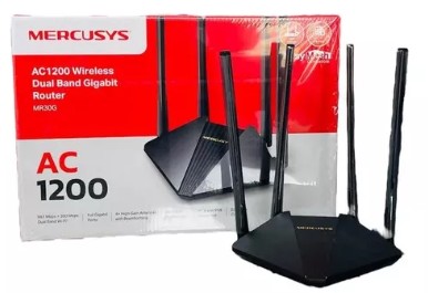 [849439000614] Router Mercusys 4 Antenas Mr30g Ac1200