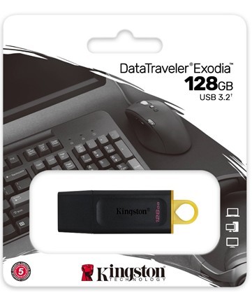 [740617309928] Memoria Usb 128Gb Exodia Kingston