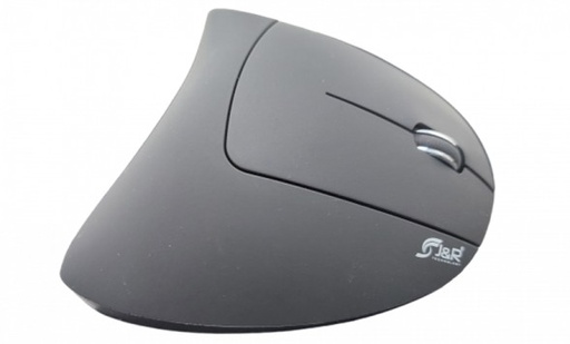 [MIJR-024.] Mouse Ergonomico Recargable Negro J&R