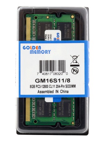 [740617083200] Memoria Ddr3 8gb Portatil 12800