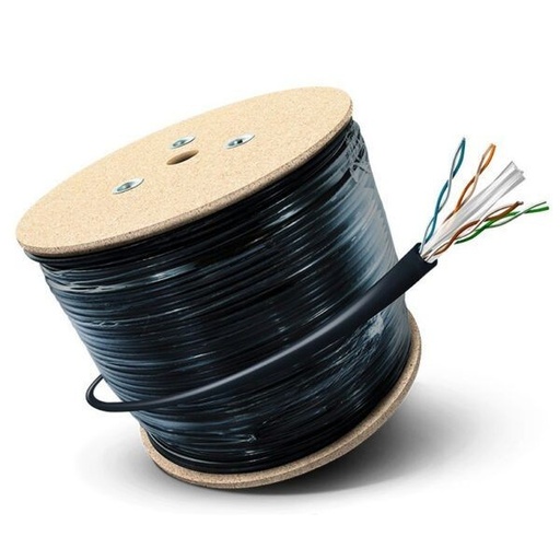 [732535928404] Cable Utp Cat 5E Exterios 305Mts Sat Doble Chaqueta