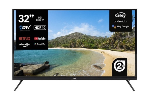 [7705946476201.] Televisor Kalley 32 Atv32Hdw Hd