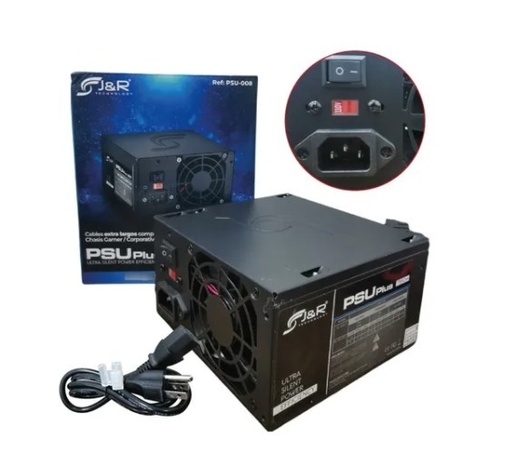 [PSU-008] Fuente De Poder 780W Plus Cables Extendido