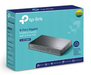 [845973021160] Switch 8 Puertos POE Giga TL-SG1008P