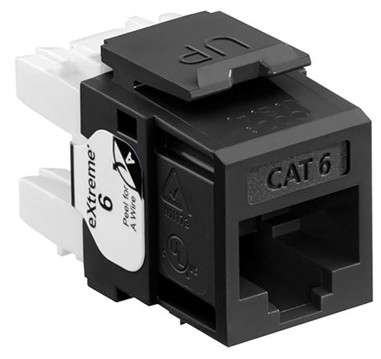 [NJN6-3600] Jack Cat 6 Utp Negro