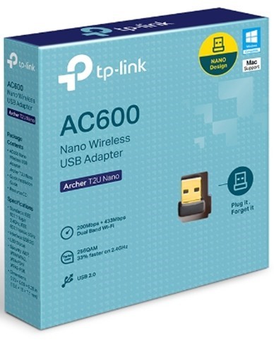 [840030700019] Tp Link Adaptador Inalambrico Ac600 Archer T2u