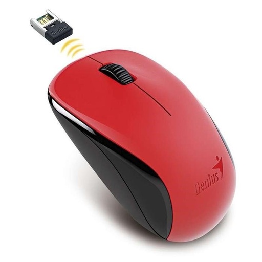 [4710268259800] Mouse Inalambrico Genius Nx-7000 Rojo