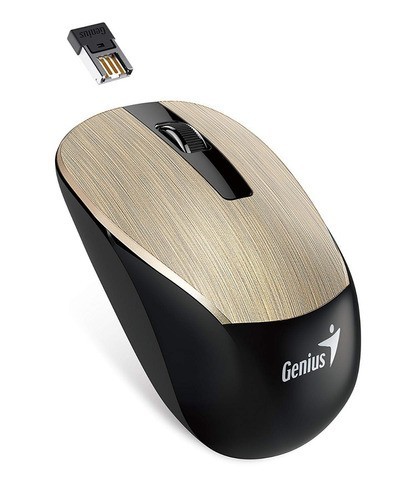 [4710268258681] Mouse Genius Inalambrico Nx-7015 Dorado