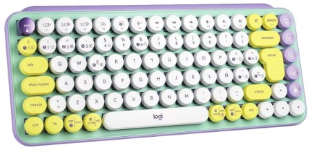 [097855171979] Teclado Logitech Pop Lila Inalamabrico