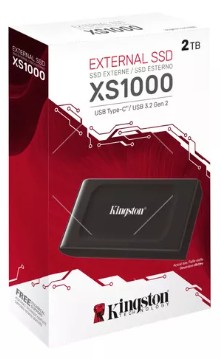 [740617338508] Disco Solido Externo 2Tb Kingston Tipo C Xs1000