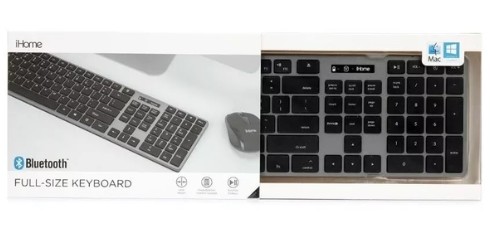 [JRTC00124] Teclado Bluetooth Ihome Full Size Slim J&R