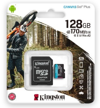[740617301182] Memoria Micro SD 128GB 4K Kingston 170MB/S