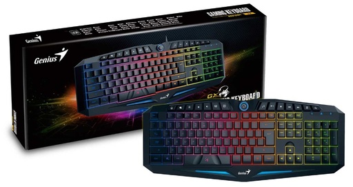 [4710268250241] Teclado Genius Scorpion K-9 Usb Gammer