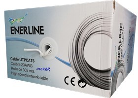 [UTPCAT6] Cable Utp Cat6 305Mts Enerline