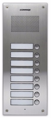 [59-2724] Placa Portero Multifliar Audio 8 Pulsadas Dr-8Um