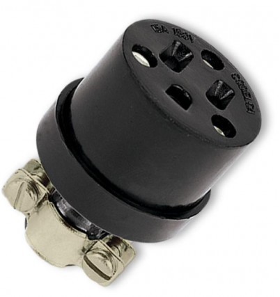 [2C-4265] Toma Aereo Caucho Codelca 10 Amp