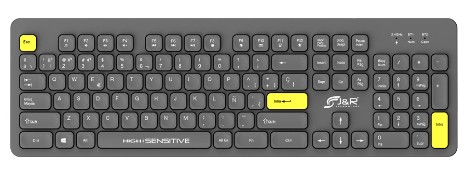 [TMJR-032] Teclado J&R Dial Inalambrico Bluetooth