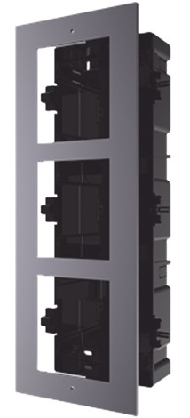 [305700481] Soporte Video Citofonia 3 Modulos Hikvision Ds-Kd-Acf3 Platico