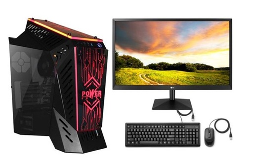[POWERR4680SG-] Torre Ryzen5 Pro 4650G Ram8 Solido250 Chasis Gammer