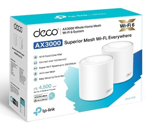 [840030707070] Tp-Link Deco X50 2 Pack Ax3000