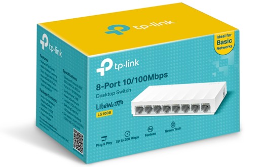 [845973089085] Tp - Link Switch 8 Puertos 10/100 Ls1008